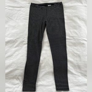 Uniqlo Stripped Cotton Leggings Size L